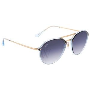 Like new Ray-Ban Blaze Double Bridge Sunglasses RB 4292-N 6389/0S. With case.